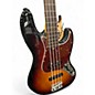 Used Fender American Professional II FRETLESS Jazz Bass 3 Color Sunburst Electric Bass Guitar