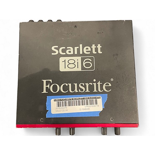 Used Focusrite SCARLETT 18I6 Audio Interface