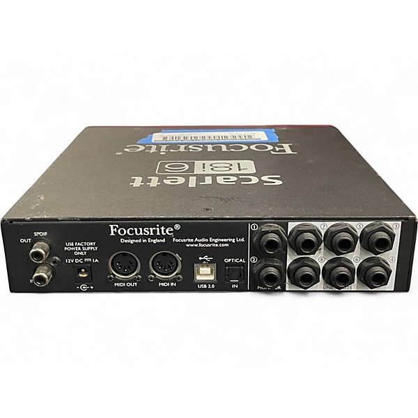 Used Focusrite SCARLETT 18I6 Audio Interface