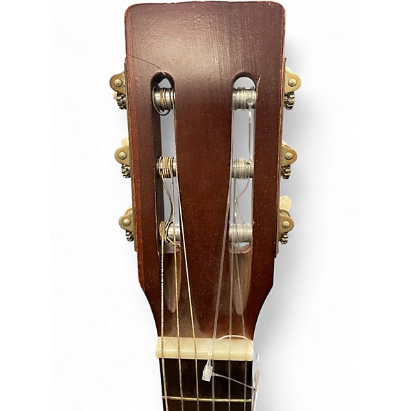 Used Silvertone s-65 Natural Acoustic Guitar