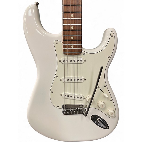 Used 2022 Fender Player Stratocaster Polar White Solid Body Electric Guitar
