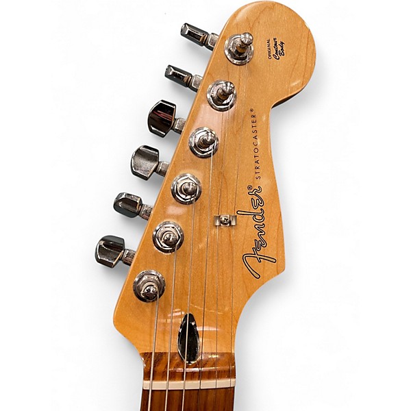 Used 2022 Fender Player Stratocaster Polar White Solid Body Electric Guitar