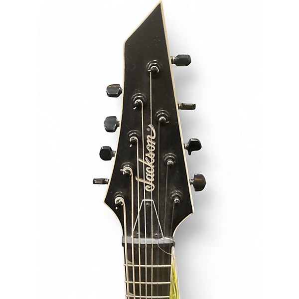 Used Jackson JS32-8 Dinky DKA 8 String Black Solid Body Electric Guitar