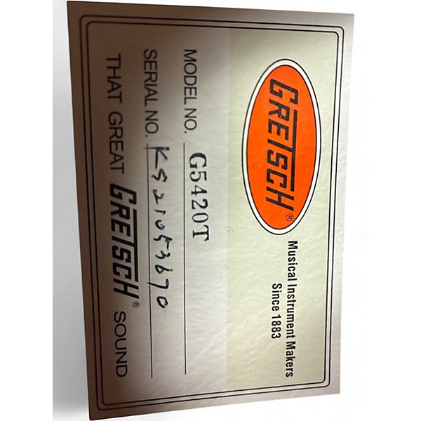 Used Gretsch Guitars G5420T Electromatic Orange Hollow Body Electric Guitar