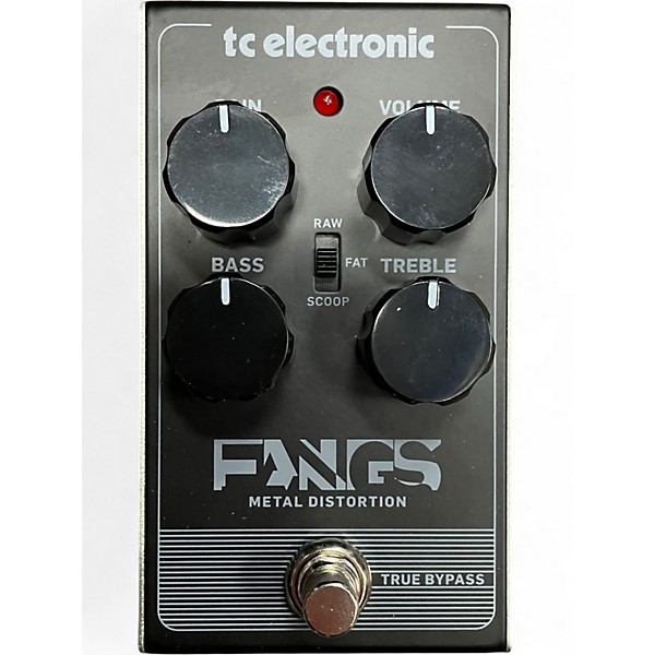 Used TC Electronic Fangs Metal Distortion Effect Pedal