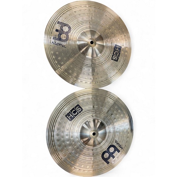 Used MEINL 14in HCS Hi Hat Pair Cymbal