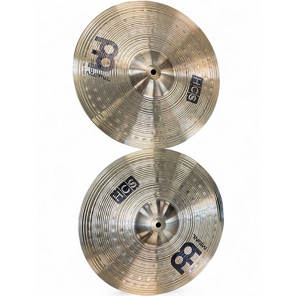 Used MEINL 14in HCS Hi Hat Pair Cymbal