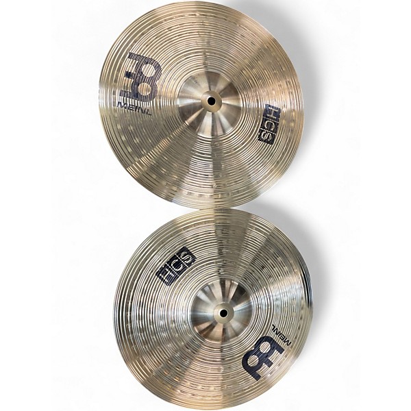 Used MEINL 14in HCS Hi Hat Pair Cymbal