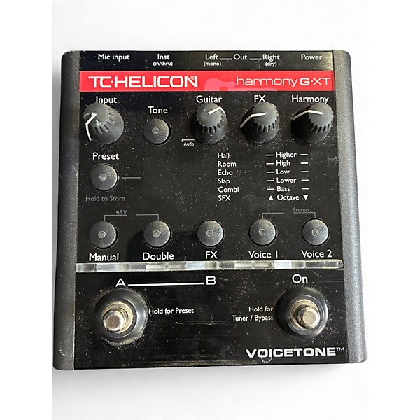 Used TC Helicon Harmony GTX Vocal Processor