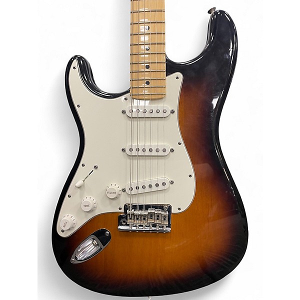Used Fender American Standard Stratocaster Left Handed 2 Color Sunburst Electric Guitar