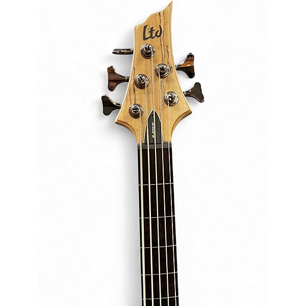 Used 2023 Esp ltd b205fl Spalted Maple Electric Bass Guitar