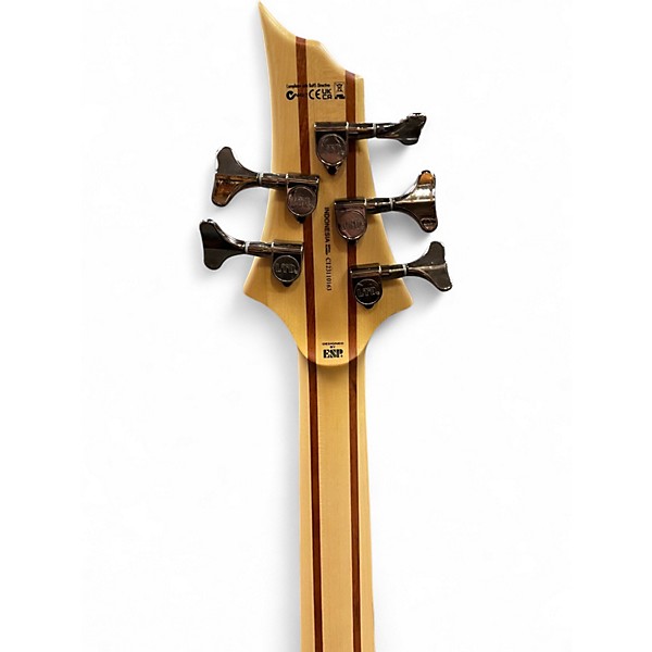 Used 2023 Esp ltd b205fl Spalted Maple Electric Bass Guitar