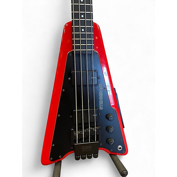 Used Steinberger XP-2 RED Electric Bass Guitar