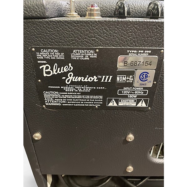 Used Fender BLUES JUNIOR III Tube Guitar Combo Amp