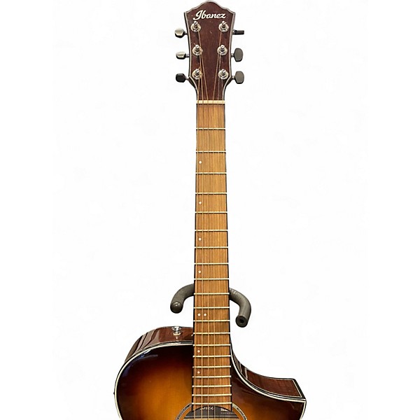 Used Ibanez AEWC300-NNB Brown Sunburst Acoustic Guitar