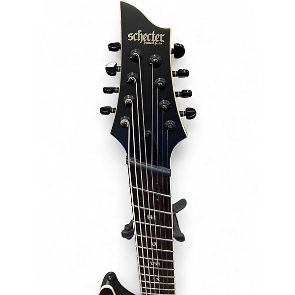 Used Schecter Guitar Research DIAMOND SERIES Black Solid Body Electric Guitar