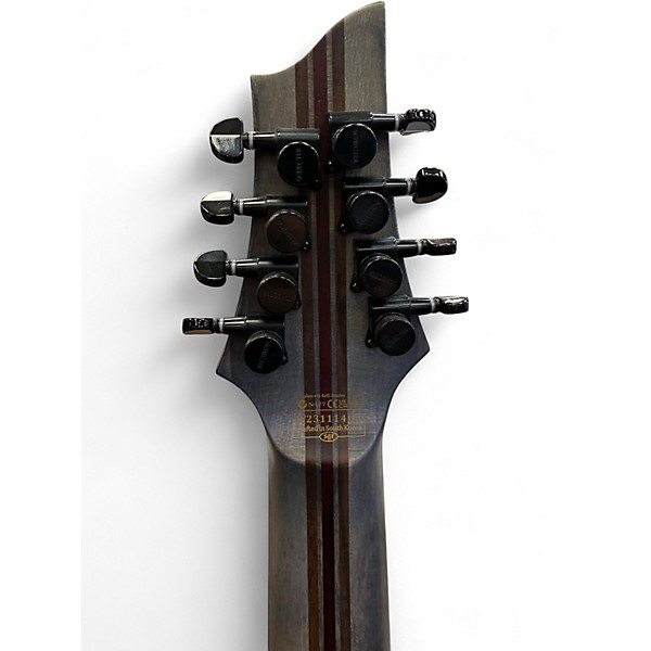 Used Schecter Guitar Research DIAMOND SERIES Black Solid Body Electric Guitar