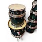 Used TAMA 8 Piece Silverstar Blue to Black Fade Drum Kit