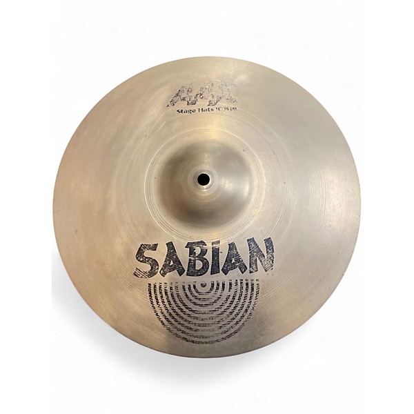 Used SABIAN 14in AAX Stage Hi Hat Pair Cymbal