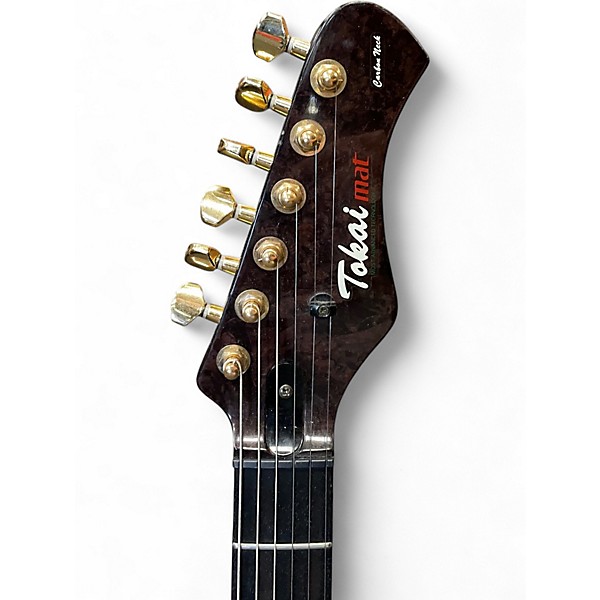 Used Tokai Mat 2001 MAT Burgandy Solid Body Electric Guitar