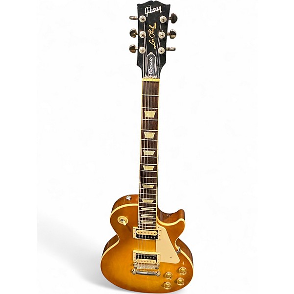 Used 2022 Gibson Les Paul Classic Honey Burst Solid Body Electric Guitar