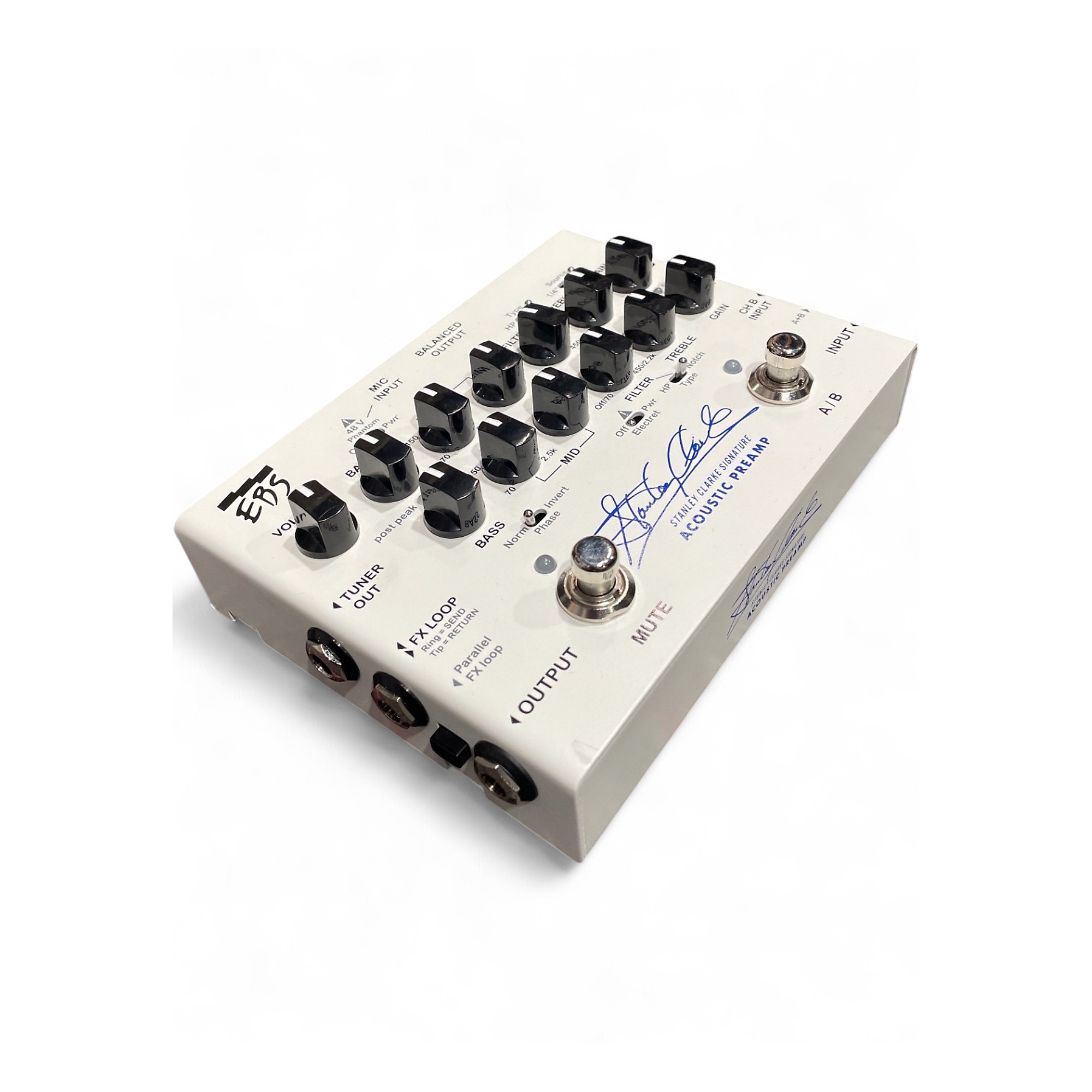 Used EBS STANLEY CLARKE SIGNATURE ACOUSTIC PREAMP Bass Preamp