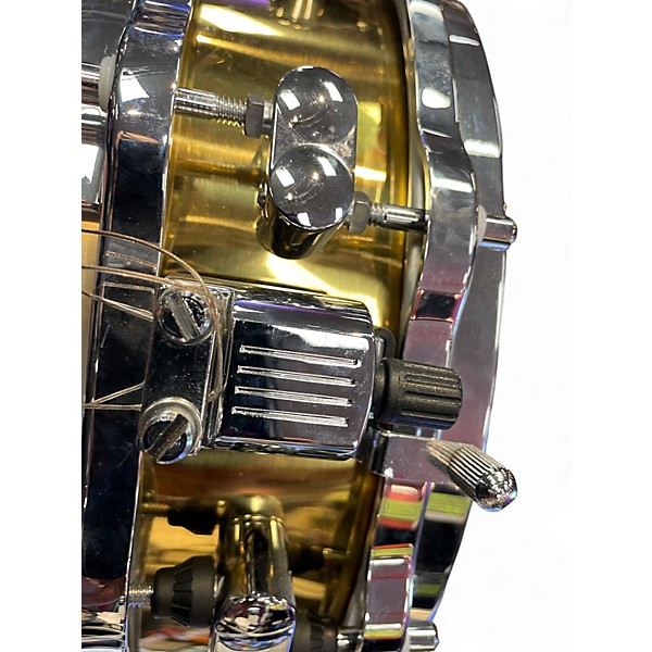 Used SONOR 14X4 SIGNATURE SERIES HORST LINK BELL BRASS SNARE BRASS Drum