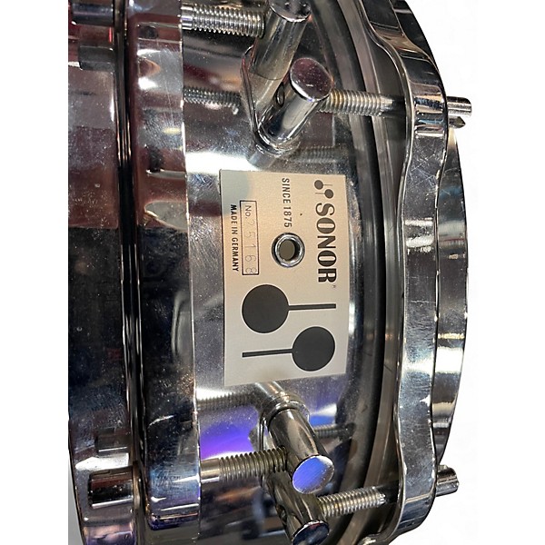 Used SONOR 14X4 D420 PHONIC SERIES SNARE FERROMANGANESE STEEL Drum