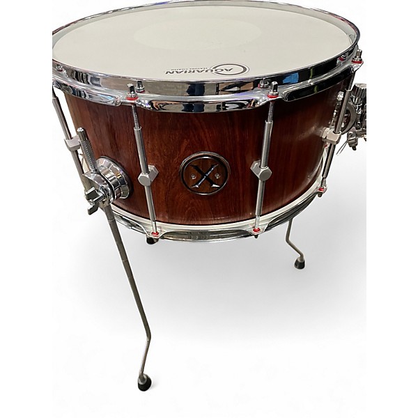 Used Exeter Drum Works 16X10 THE KRAKEN SNARE Mahogany Drum