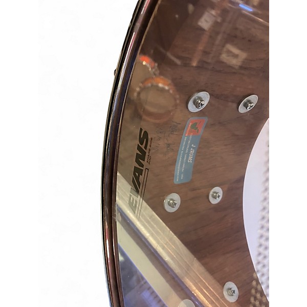 Used J Drums 14X6 CUSTOM WALNUT SNARE WALNUT Drum
