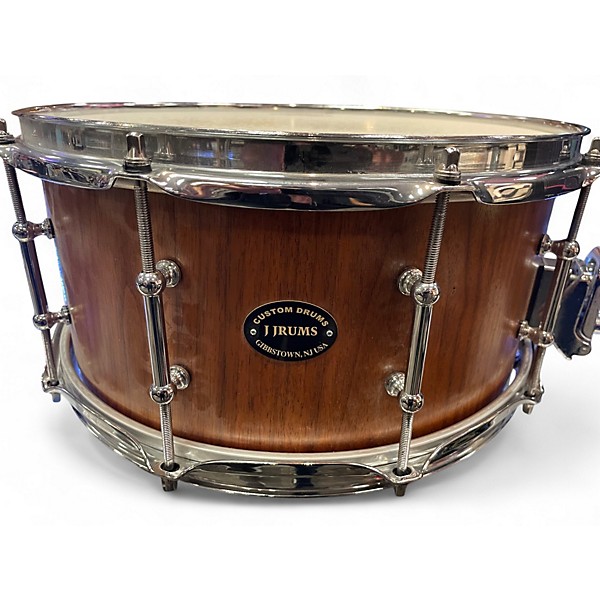 Used J Drums 14X6 CUSTOM WALNUT SNARE WALNUT Drum