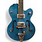 Used Gretsch Guitars G6120BSHR Brian Setzer Signature Hot Rod Harbor Blue Hollow Body Electric Guitar thumbnail