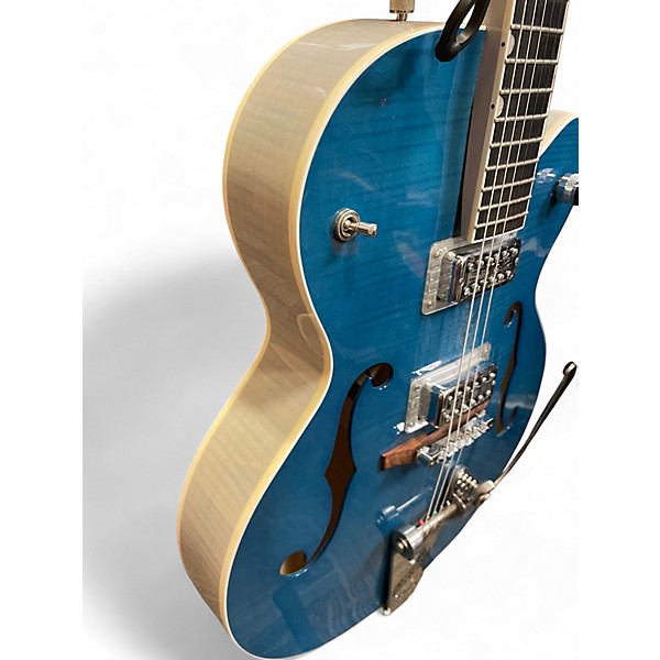 Used Gretsch Guitars G6120BSHR Brian Setzer Signature Hot Rod Harbor Blue Hollow Body Electric Guitar
