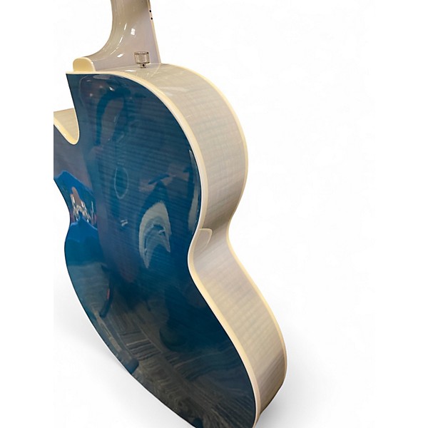 Used Gretsch Guitars G6120BSHR Brian Setzer Signature Hot Rod Harbor Blue Hollow Body Electric Guitar