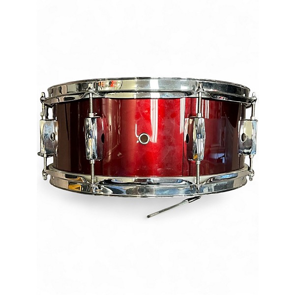 Used Pearl 14X5 Export SNARE DRUMS DARK RED Drum