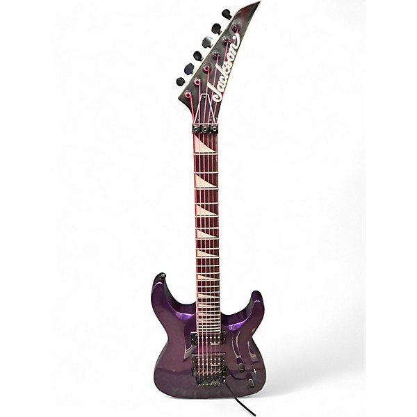Used Jackson JS32 Dinky Purple Solid Body Electric Guitar