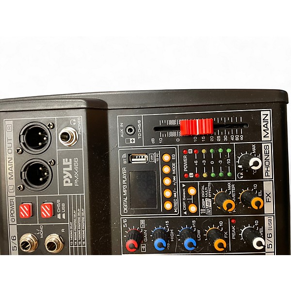 Used Pyle PMX466 Powered Mixer
