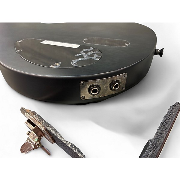 Used ESP LTD BB-600B Black and Silver Solid Body Electric Guitar