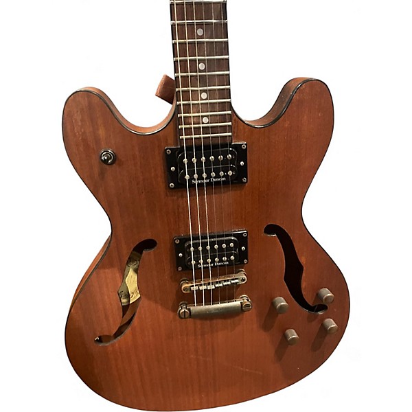 Used Washburn HB32DM Natural Hollow Body Electric Guitar