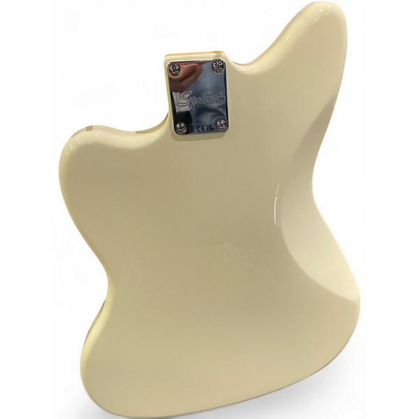 Used Squier J Mascis Jazzmaster Vintage White Solid Body Electric Guitar
