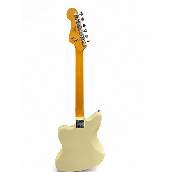 Used Squier J Mascis Jazzmaster Vintage White Solid Body Electric Guitar