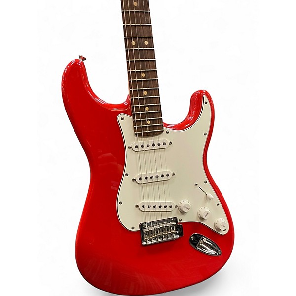 Used 2019 Fender Player Stratocaster Sonic Red Solid Body Electric Guitar