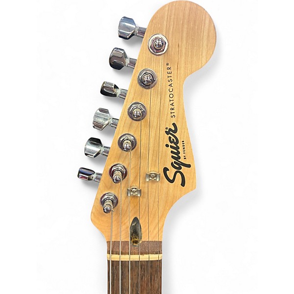 Used Squier SONIC STRATOCASTER Black Solid Body Electric Guitar