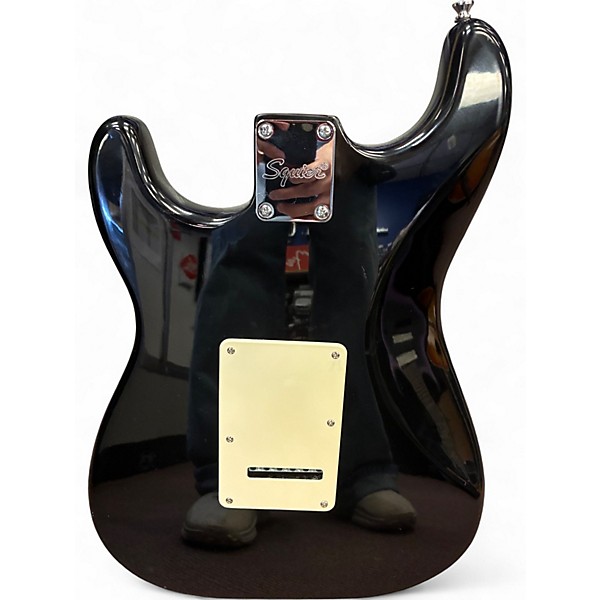 Used Squier SONIC STRATOCASTER Black Solid Body Electric Guitar