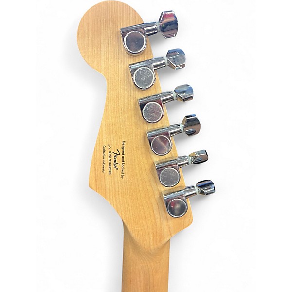 Used Squier SONIC STRATOCASTER Black Solid Body Electric Guitar