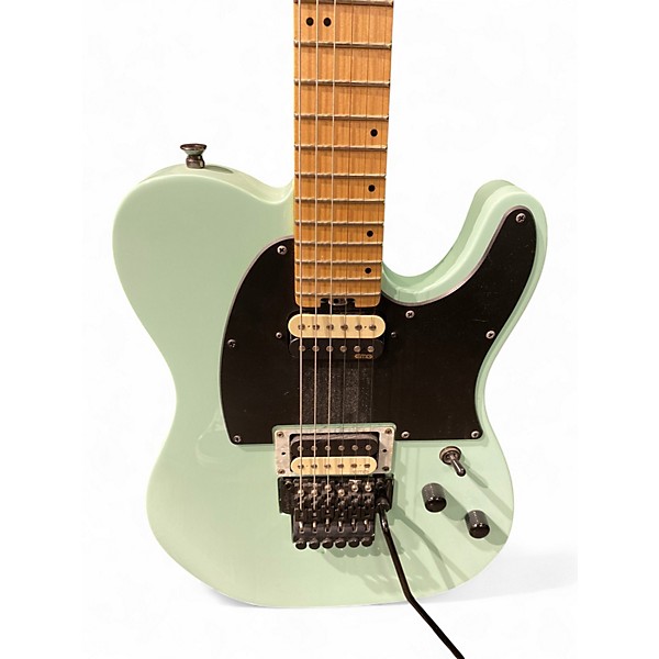 Used Schecter Guitar Research SVSS PT-FR Seafoam Green Solid Body Electric Guitar