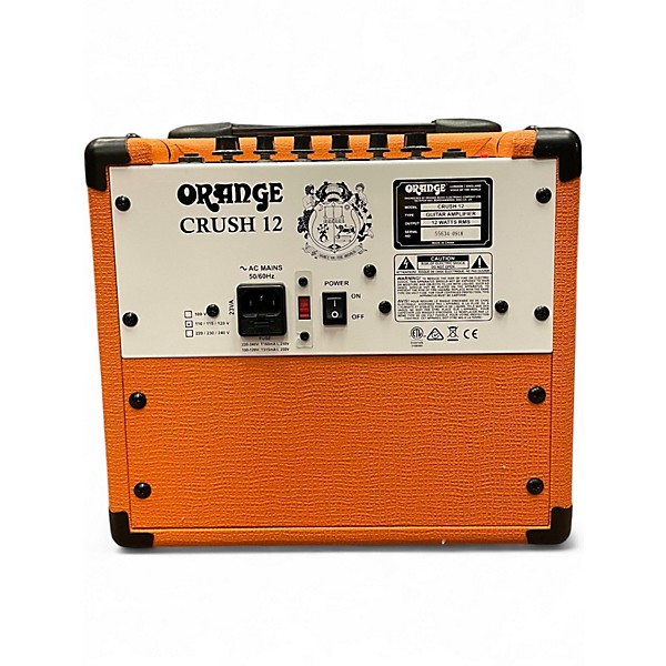 Used Orange Amplifiers Crush 12 Guitar Combo Amp