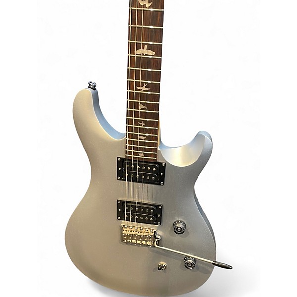Used PRS SE CE24 Standard Satin metallic silver Solid Body Electric Guitar