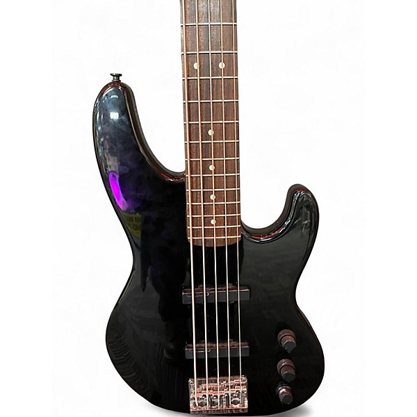 Vintage 1992 Fender JAZZ BASS PLUS V Black Electric Bass Guitar