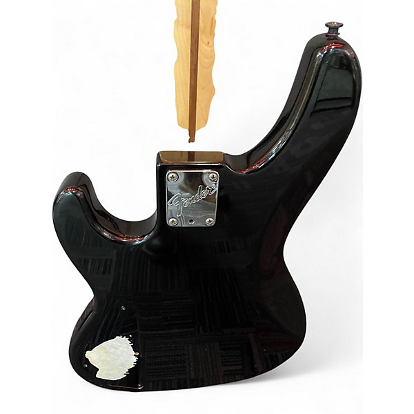 Vintage 1992 Fender JAZZ BASS PLUS V Black Electric Bass Guitar